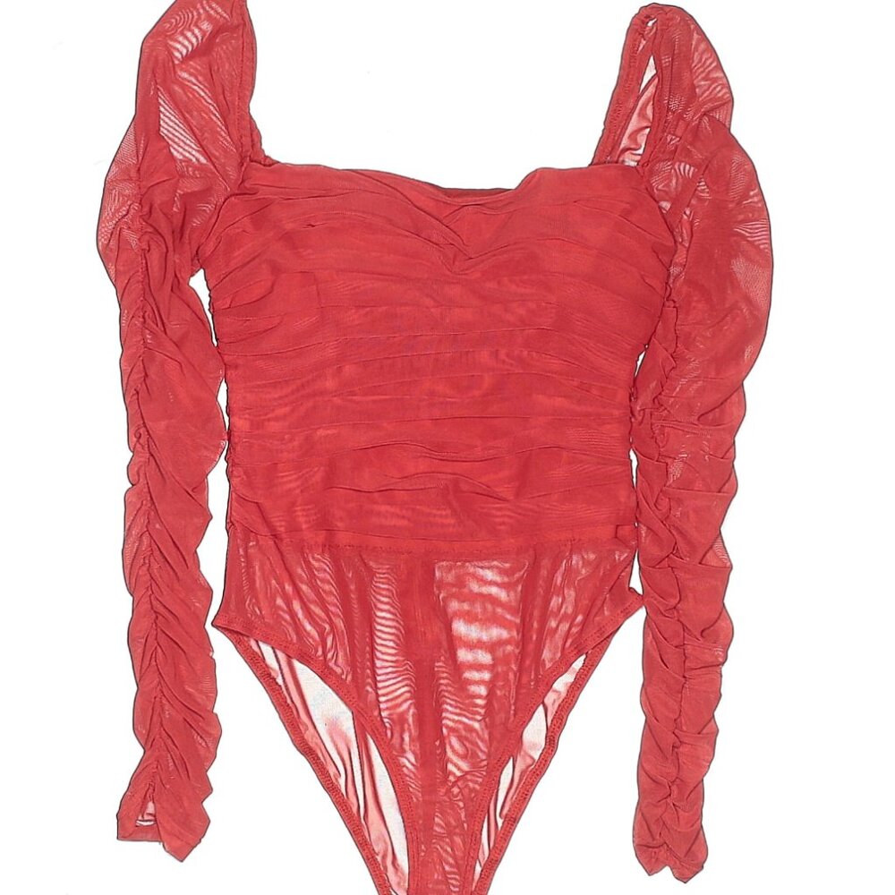 Princess Polly Jenna Bodysuit Red size 8